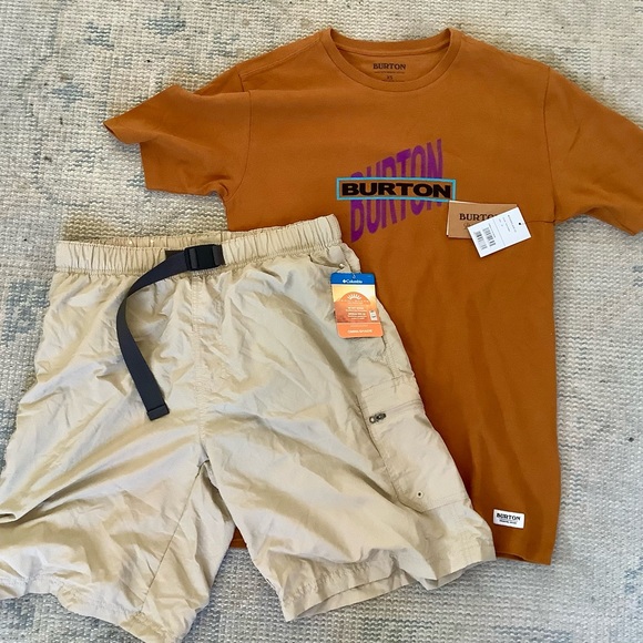 Columbia Sportswear Company Other - Shorts and Shirt Combo - Burton Cotton shirt with Columbia Shorts - NWT